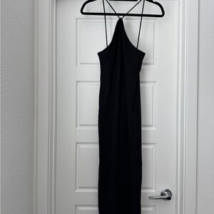 Zara Black Halter Dress